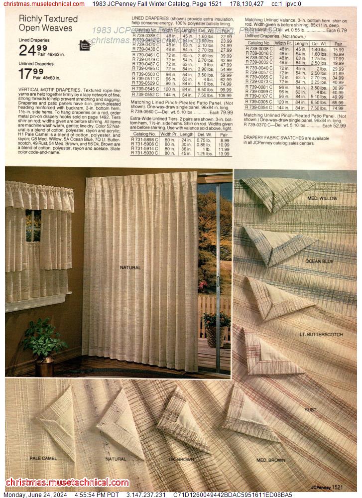 1983 JCPenney Fall Winter Catalog, Page 1521