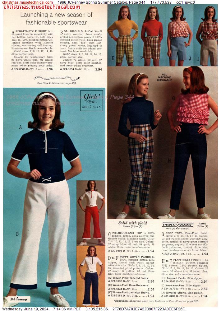 1966 JCPenney Spring Summer Catalog, Page 344