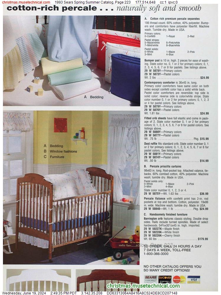 1993 Sears Spring Summer Catalog, Page 223