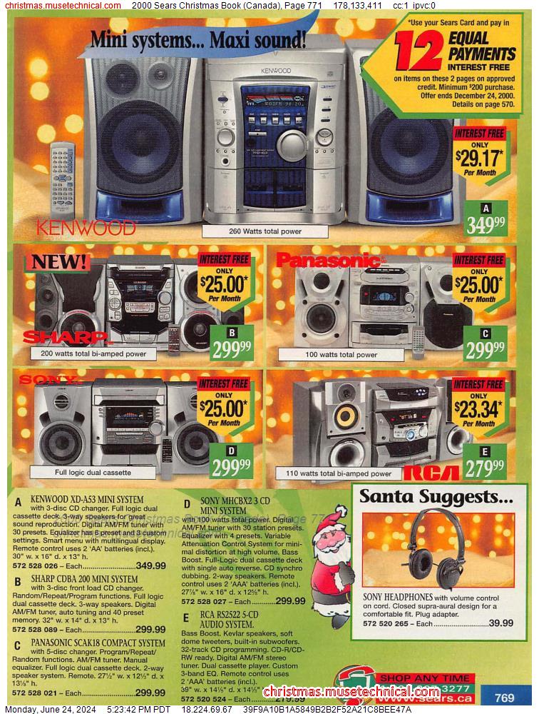 2000 Sears Christmas Book (Canada), Page 771