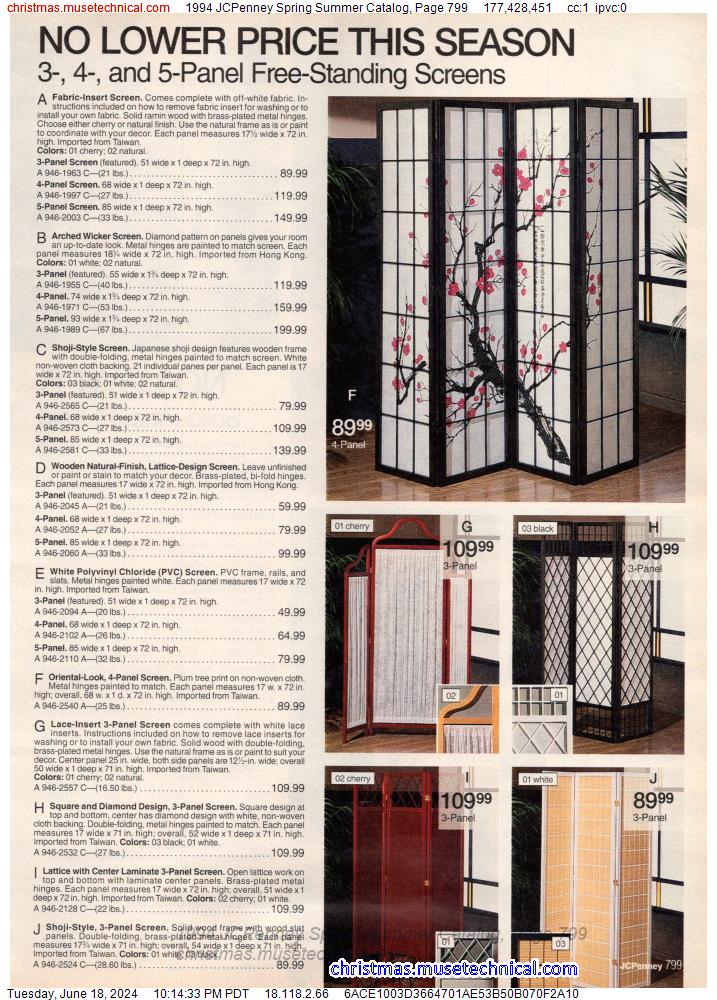 1994 JCPenney Spring Summer Catalog, Page 799