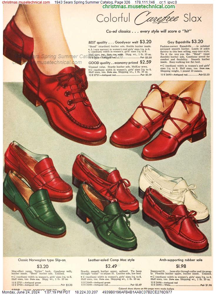 1943 Sears Spring Summer Catalog, Page 326