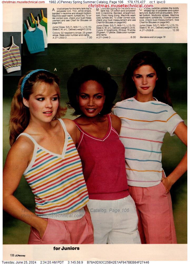 1982 JCPenney Spring Summer Catalog, Page 106