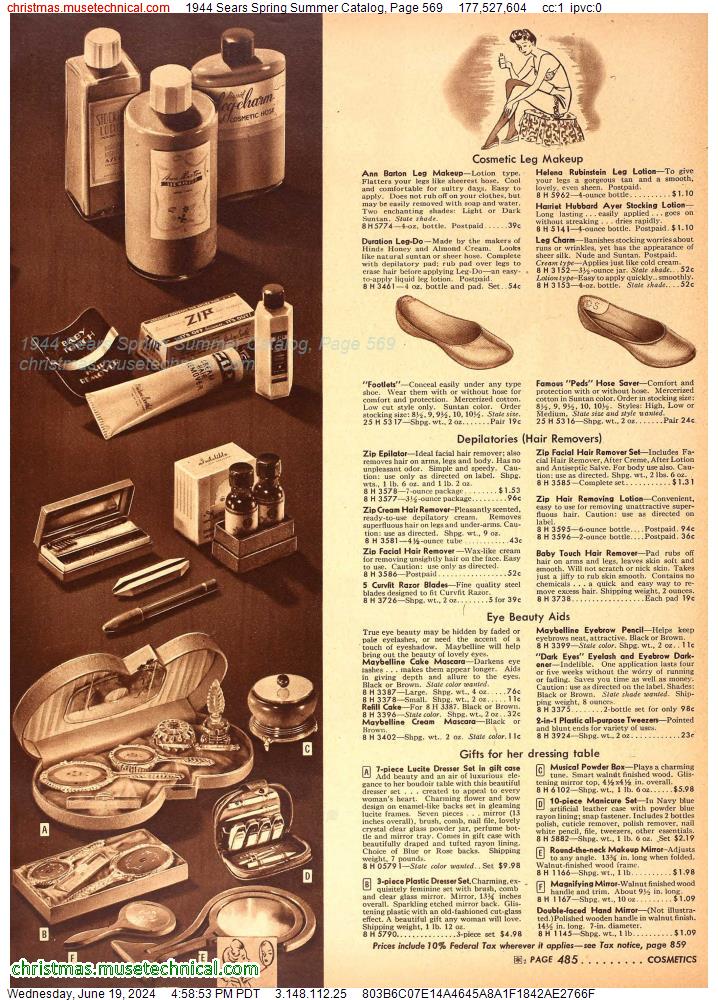 1944 Sears Spring Summer Catalog, Page 569