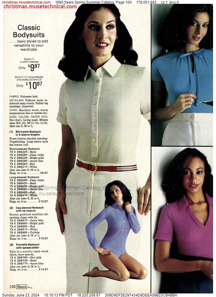 1980 Sears Spring Summer Catalog, Page 100