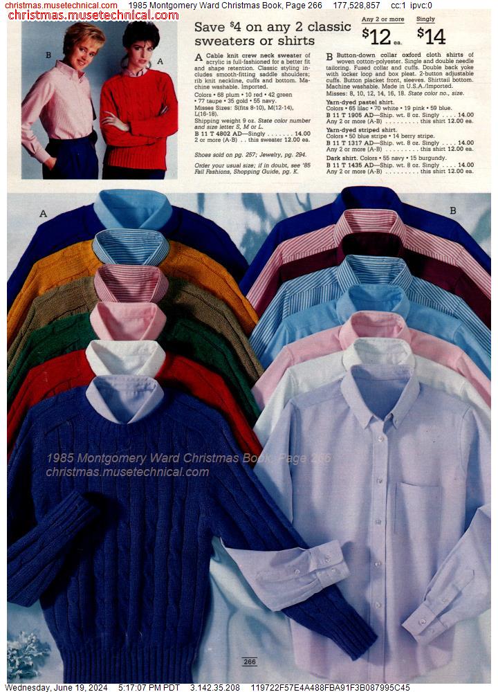 1985 Montgomery Ward Christmas Book, Page 266