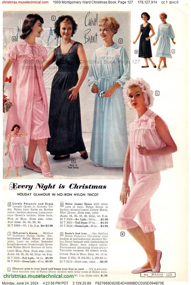 1959 Montgomery Ward Christmas Book, Page 127