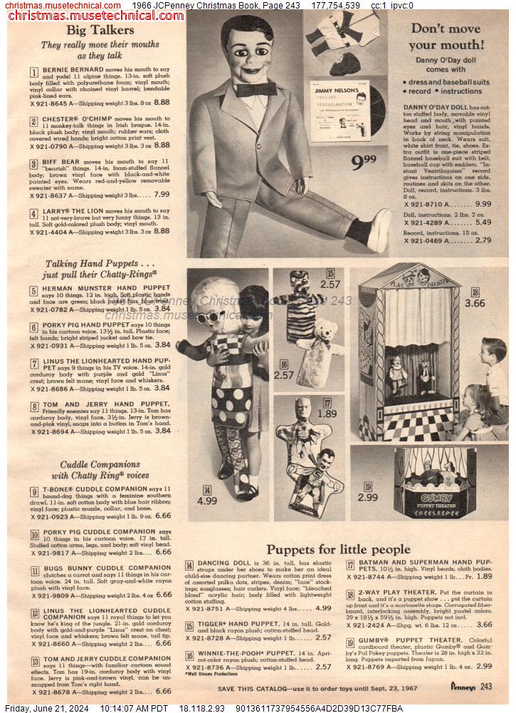 1966 JCPenney Christmas Book, Page 243