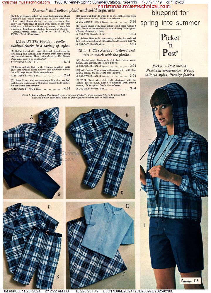 1966 JCPenney Spring Summer Catalog, Page 113