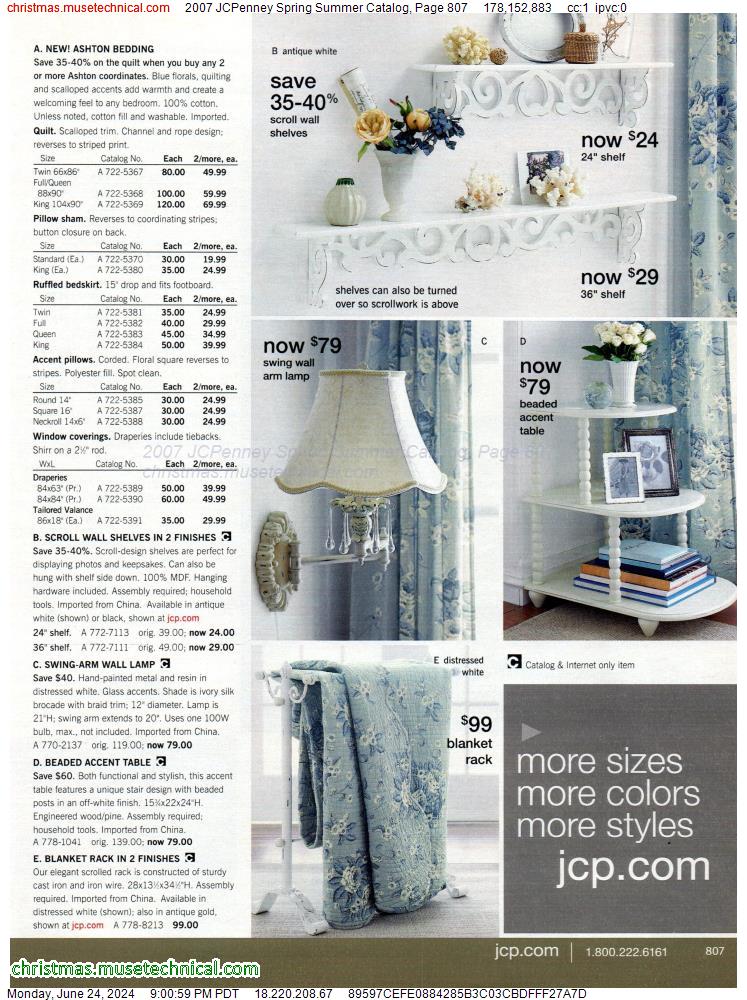 2007 JCPenney Spring Summer Catalog, Page 807