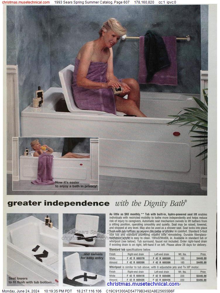 1993 Sears Spring Summer Catalog, Page 607