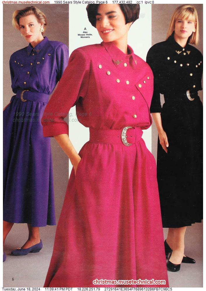 1990 Sears Style Catalog, Page 6
