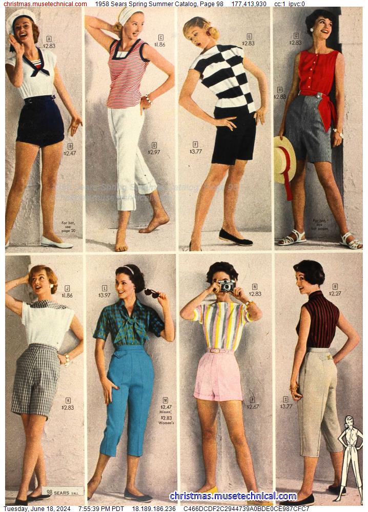 1958 Sears Spring Summer Catalog, Page 98