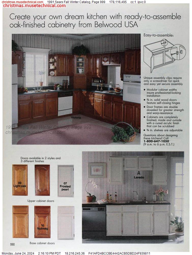 1991 Sears Fall Winter Catalog, Page 999