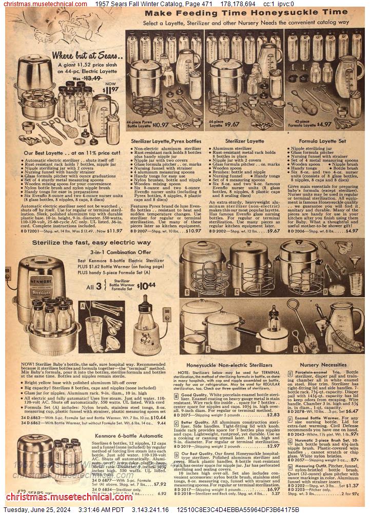 1957 Sears Fall Winter Catalog, Page 471