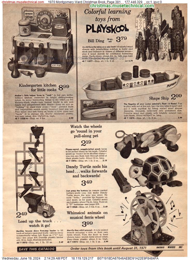 1970 Montgomery Ward Christmas Book, Page 381