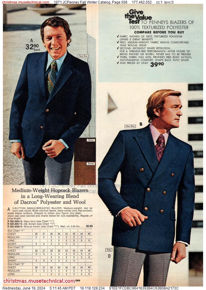 1971 JCPenney Fall Winter Catalog, Page 556