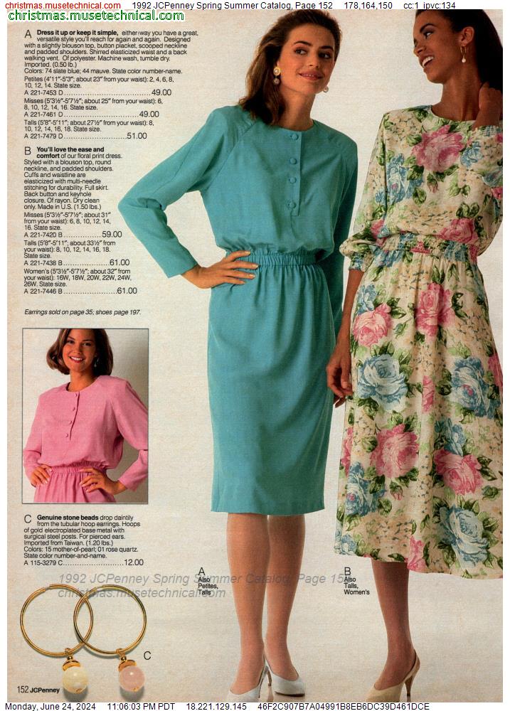 1992 JCPenney Spring Summer Catalog, Page 152