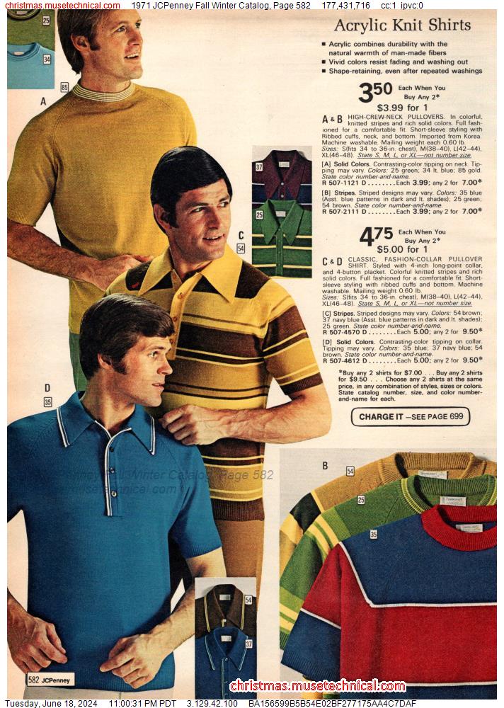 1971 JCPenney Fall Winter Catalog, Page 582
