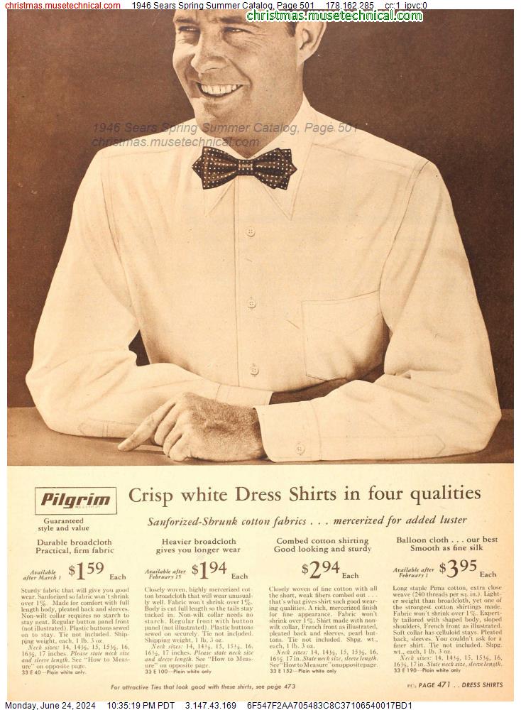 1946 Sears Spring Summer Catalog, Page 501