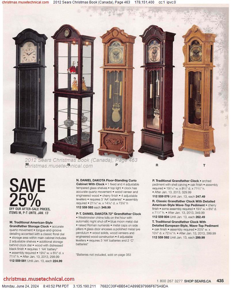 2012 Sears Christmas Book (Canada), Page 463