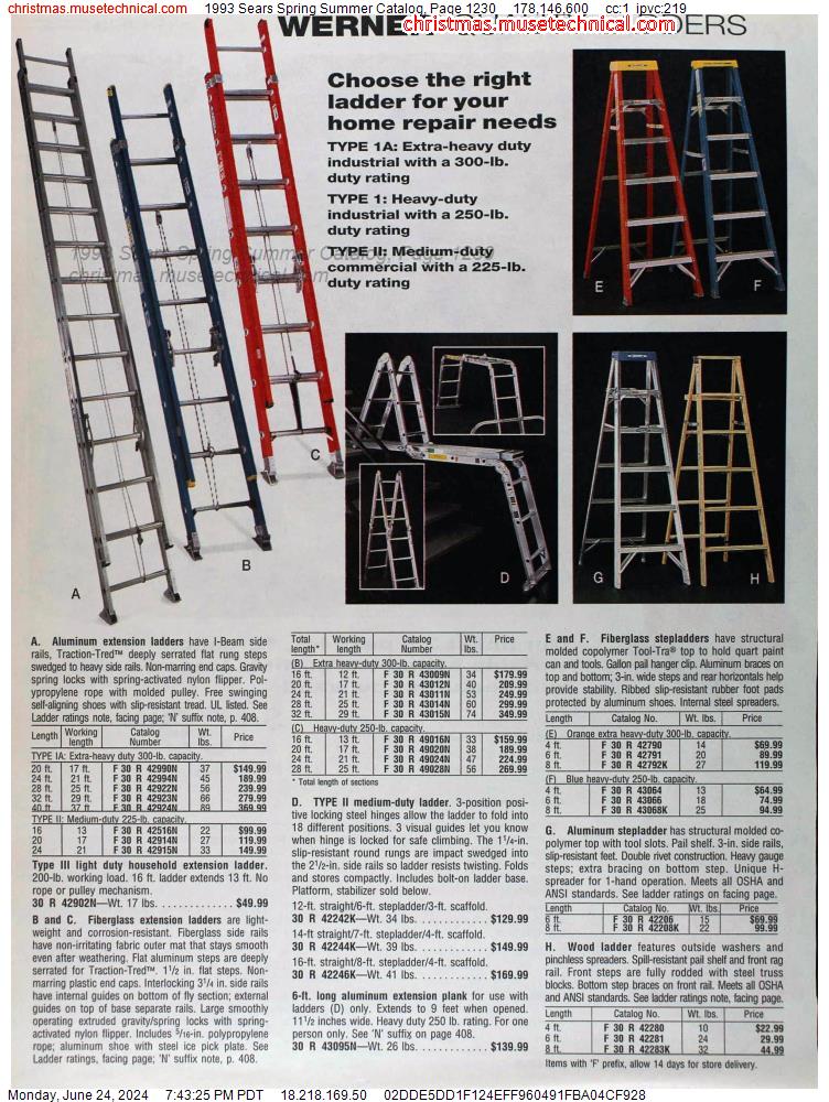 1993 Sears Spring Summer Catalog, Page 1230