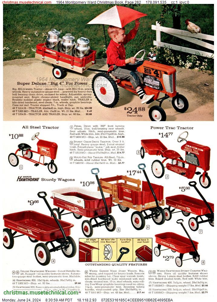 1964 Montgomery Ward Christmas Book, Page 262