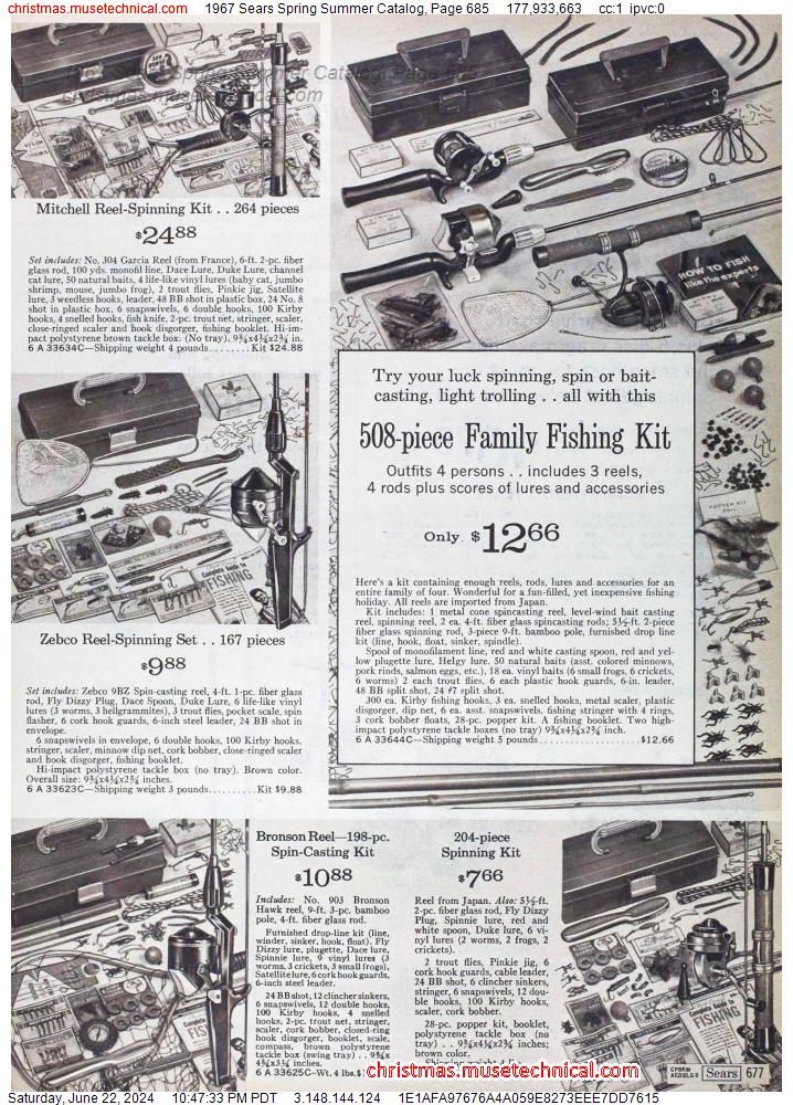 1967 Sears Spring Summer Catalog, Page 685