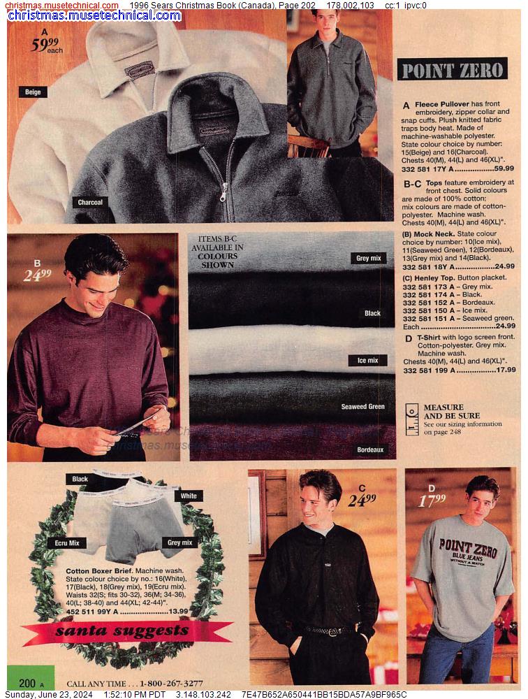 1996 Sears Christmas Book (Canada), Page 202