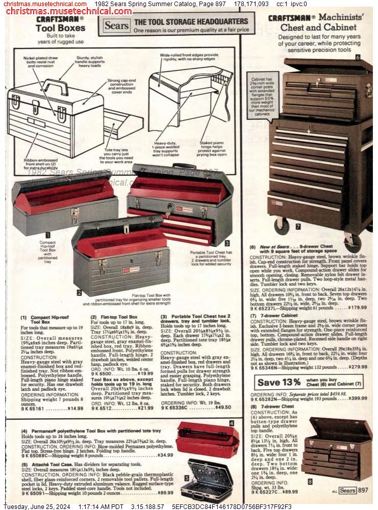 1982 Sears Spring Summer Catalog, Page 897
