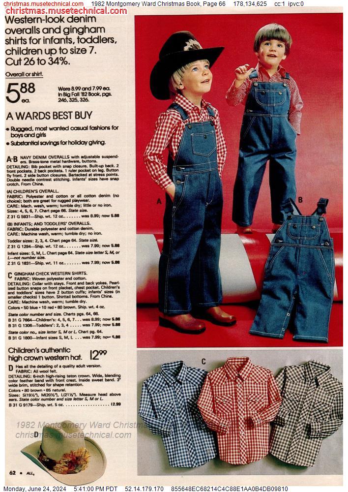 1982 Montgomery Ward Christmas Book, Page 66