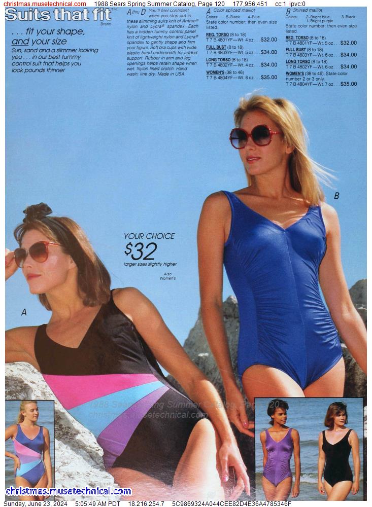 1988 Sears Spring Summer Catalog, Page 120