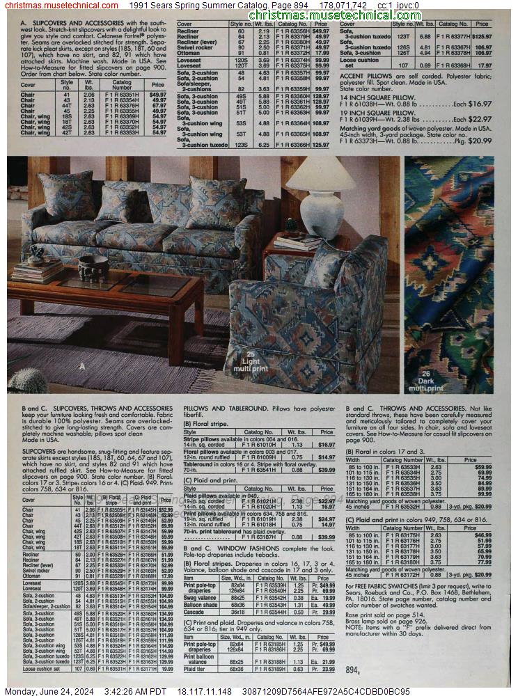 1991 Sears Spring Summer Catalog, Page 894