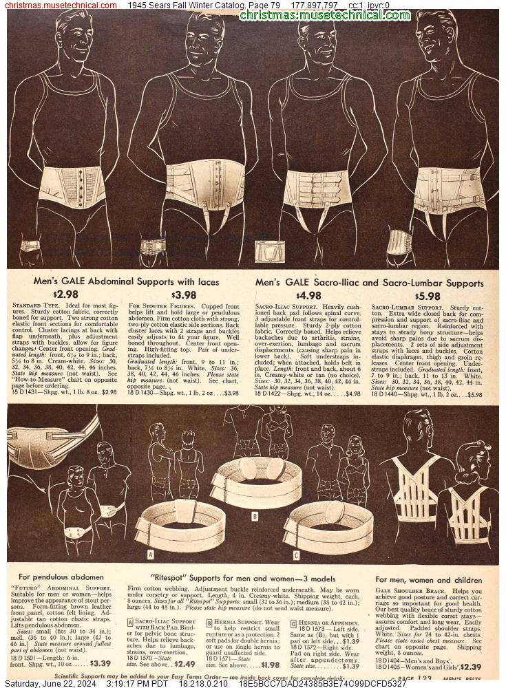 1945 Sears Fall Winter Catalog, Page 79