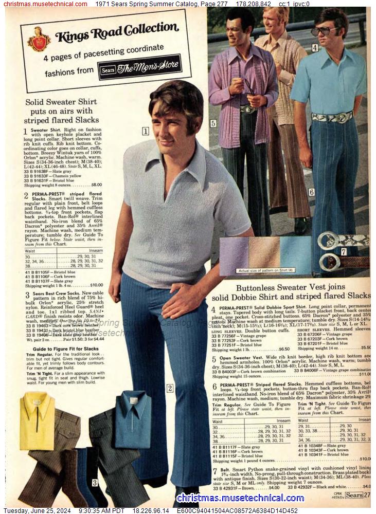 1971 Sears Spring Summer Catalog, Page 277
