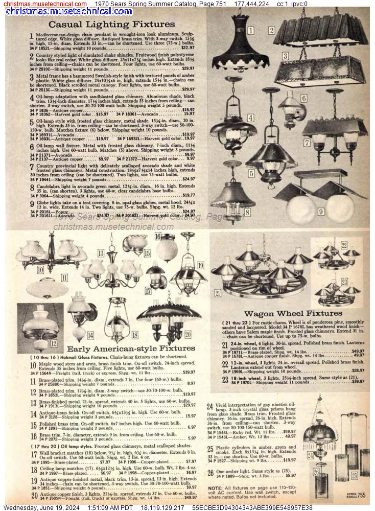 1970 Sears Spring Summer Catalog, Page 751