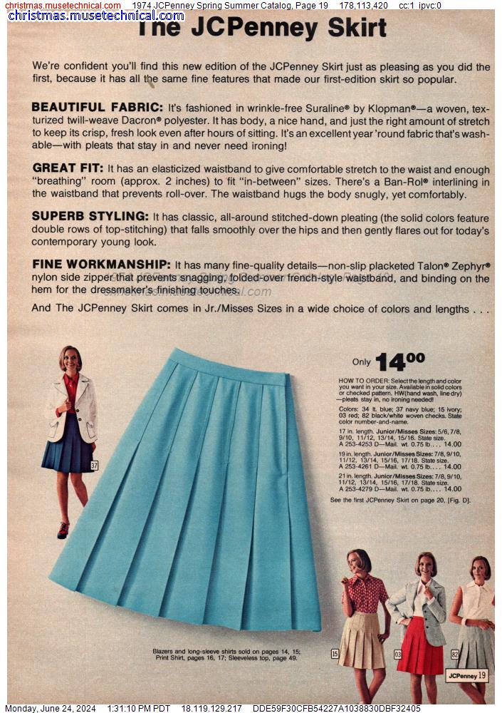 1974 JCPenney Spring Summer Catalog, Page 19