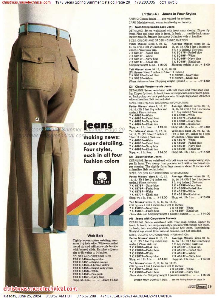 1978 Sears Spring Summer Catalog, Page 29