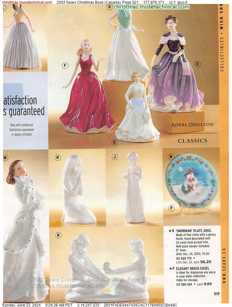 2003 Sears Christmas Book (Canada), Page 521
