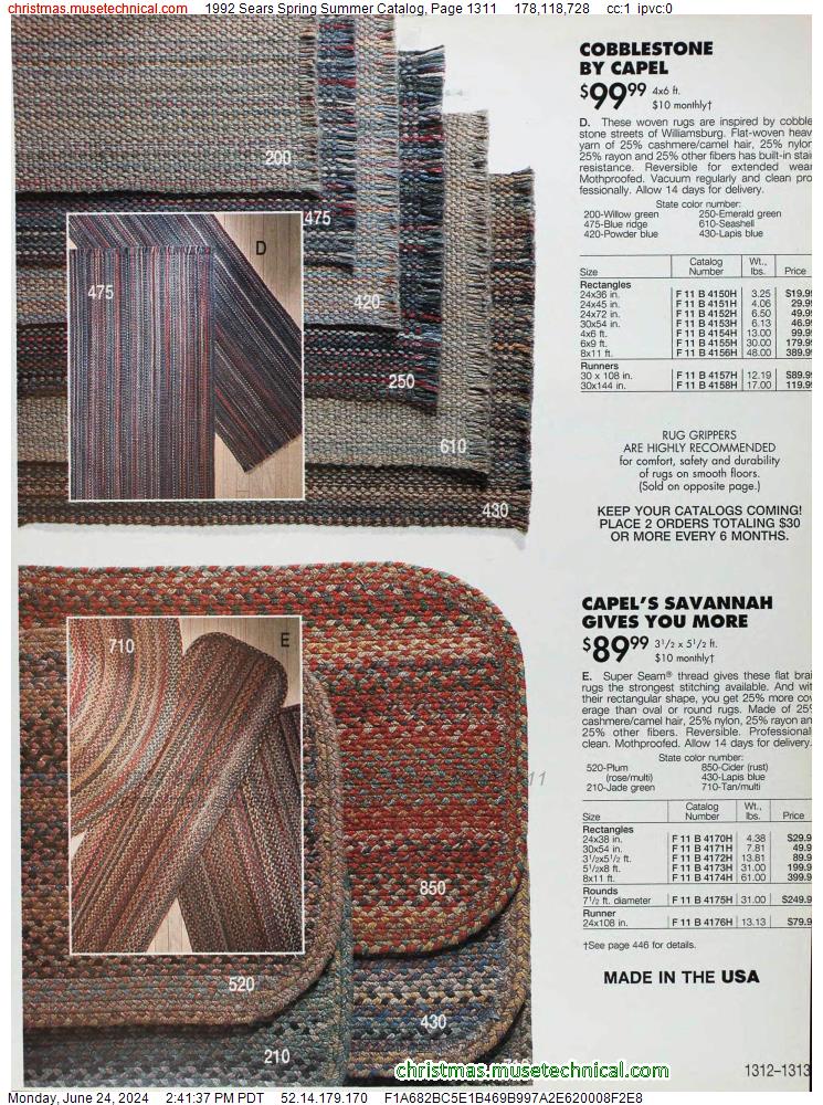 1992 Sears Spring Summer Catalog, Page 1311