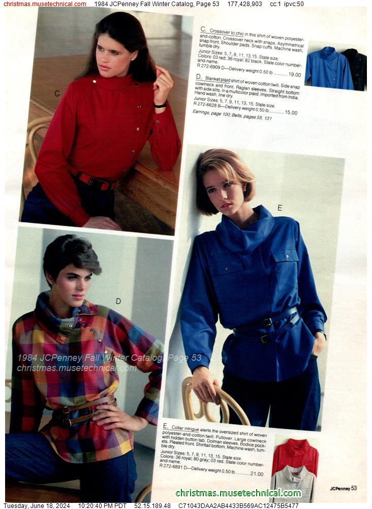 1984 JCPenney Fall Winter Catalog, Page 53