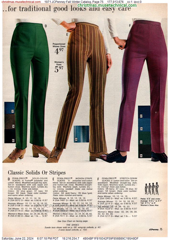 1971 JCPenney Fall Winter Catalog, Page 75