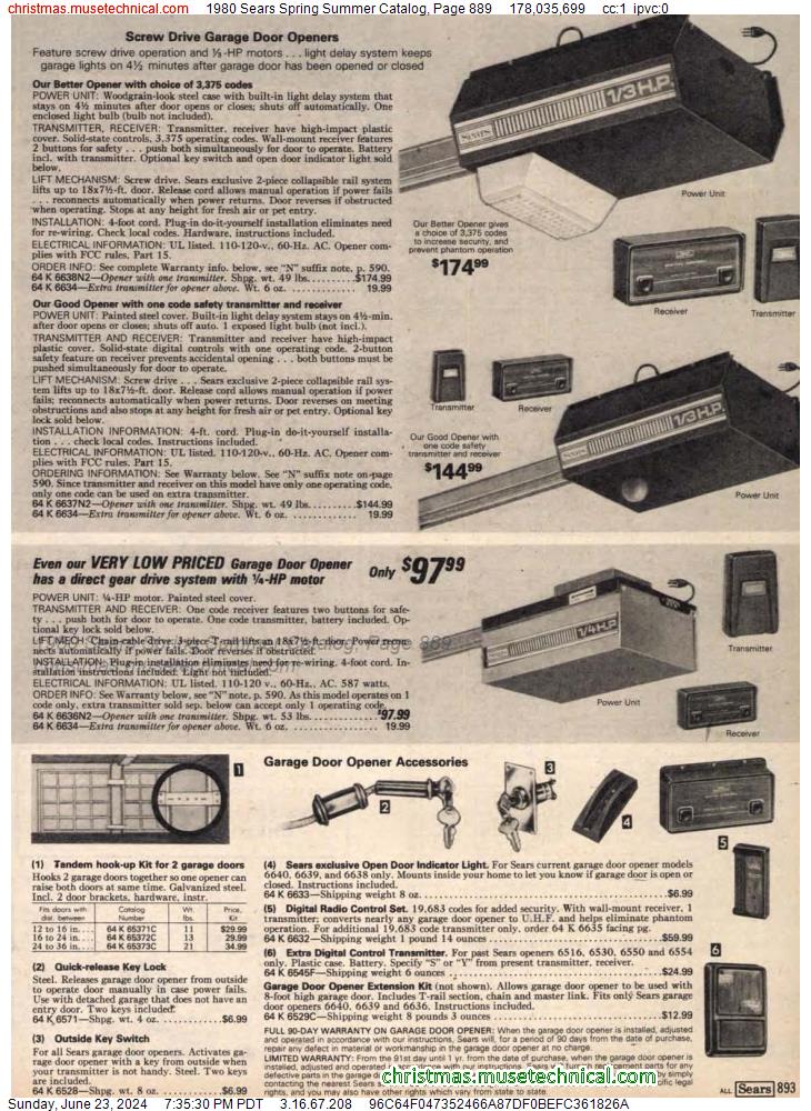 1980 Sears Spring Summer Catalog, Page 889