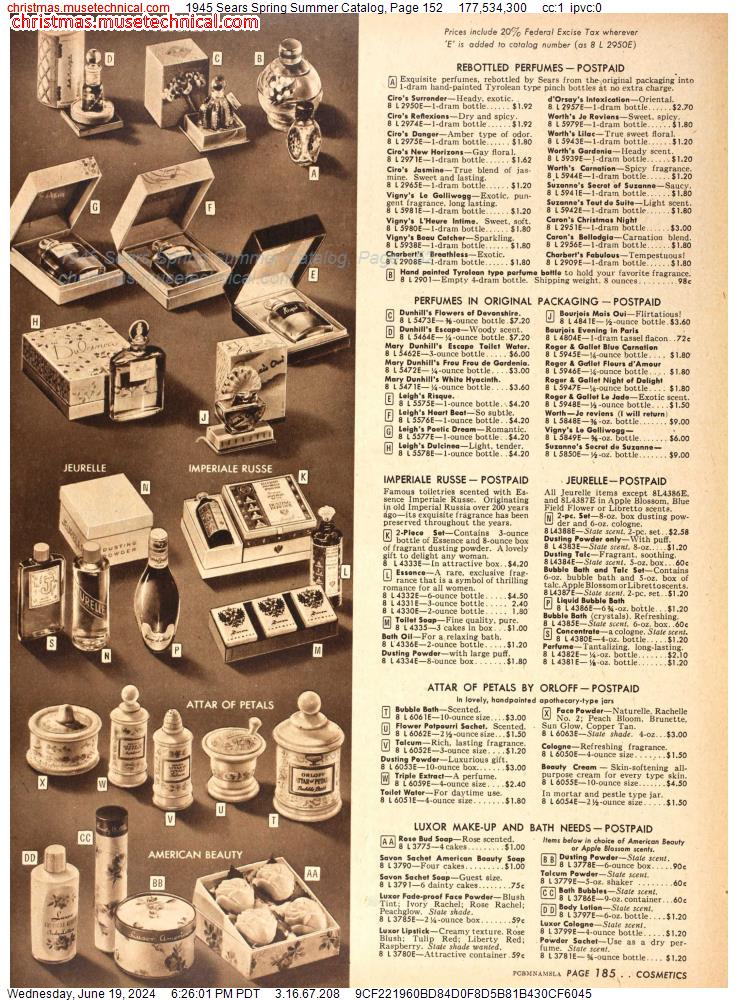 1945 Sears Spring Summer Catalog, Page 152
