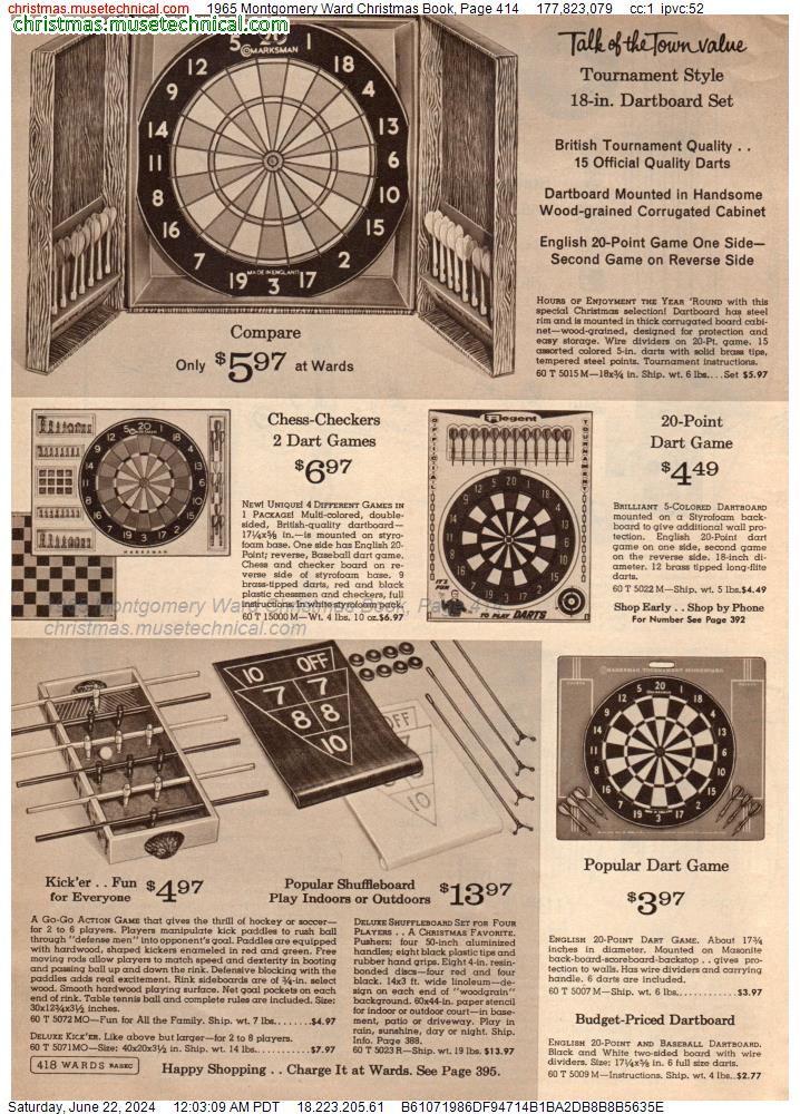 1965 Montgomery Ward Christmas Book, Page 414