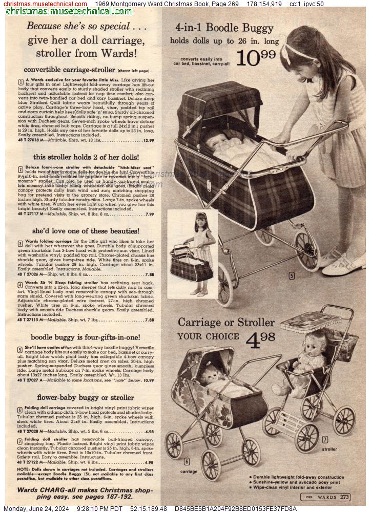 1969 Montgomery Ward Christmas Book, Page 269