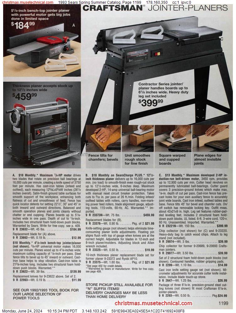 1993 Sears Spring Summer Catalog, Page 1199