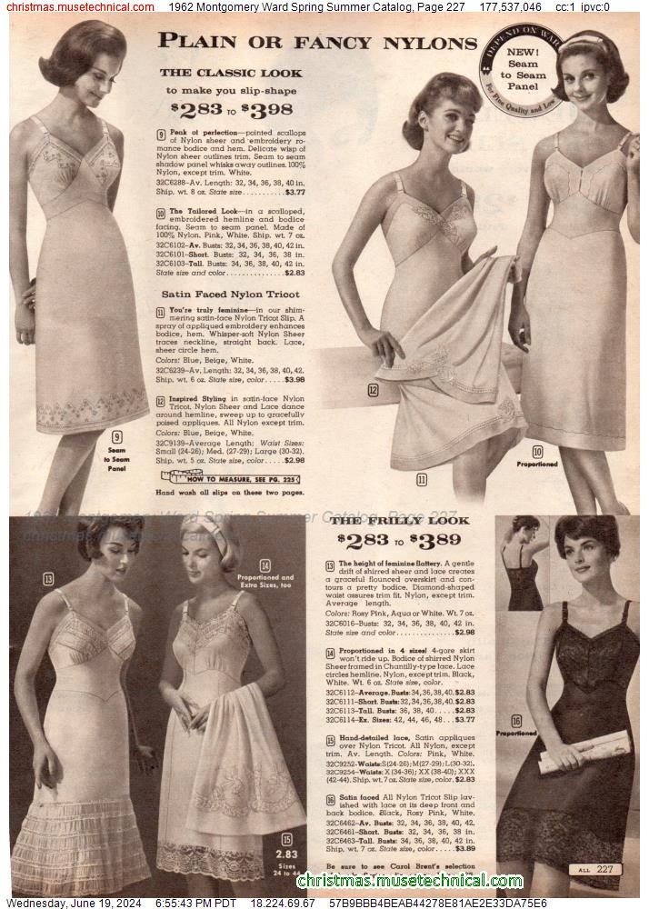 1962 Montgomery Ward Spring Summer Catalog, Page 227