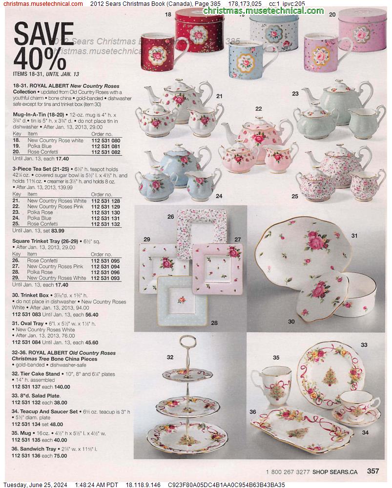 2012 Sears Christmas Book (Canada), Page 385
