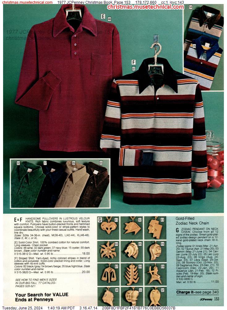 1977 JCPenney Christmas Book, Page 153